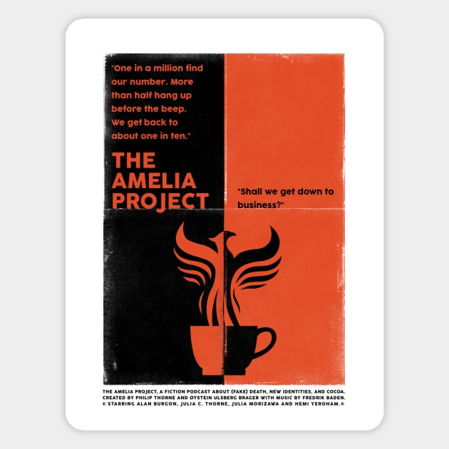 The Amelia Poster Magnet by The Amelia Project